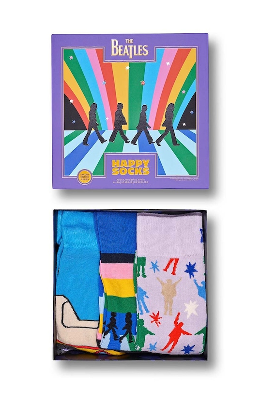 Ponožky Happy Socks Beatles 3-Pack Socks Gift Set 3-pack P002219 vícebarevná AW24