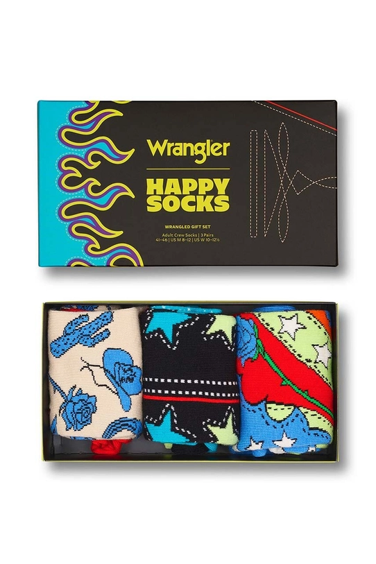 Happy Socks skarpetki Wrangler 3-Pack Wrangled Gift 3-pack P002273 multicolor AW24