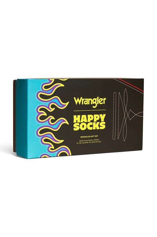 Happy Socks sosete Wrangler 3-Pack Wrangled Gift 3-pack multicolor P002273