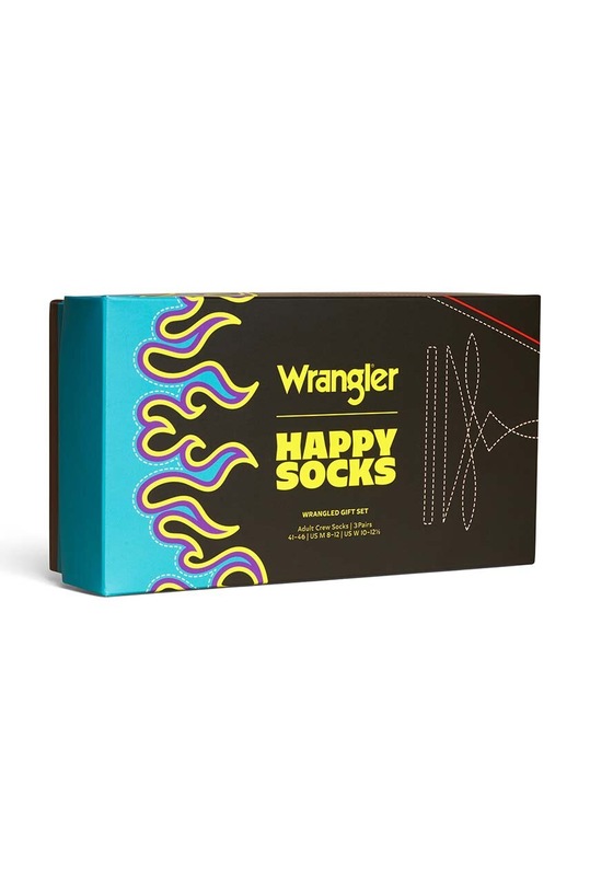 Ponožky Happy Socks Wrangler 3-Pack Wrangled Gift 3-pack vícebarevná P002273
