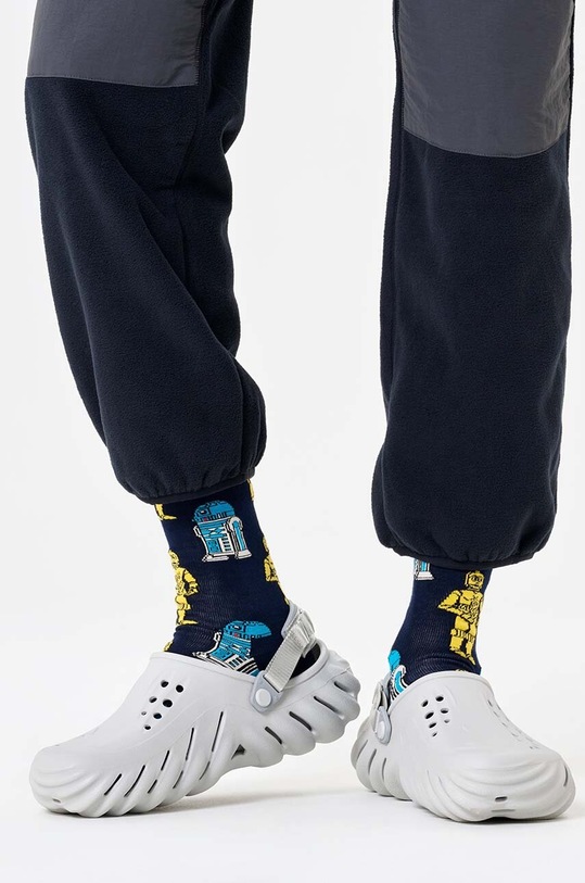 Happy Socks skarpetki x Star Wars R2D2 & C3PO Sock P002883 granatowy AW24