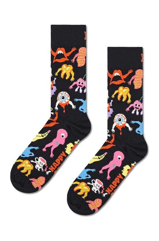 Happy Socks skarpetki Halloween Monsters Sock skarpetki długie czarny HAL01.9355