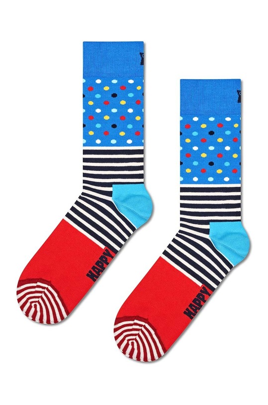 Oblečení Ponožky Happy Socks 4-Pack Black week Striped 4-pack SXSTR09.0100 vícebarevná