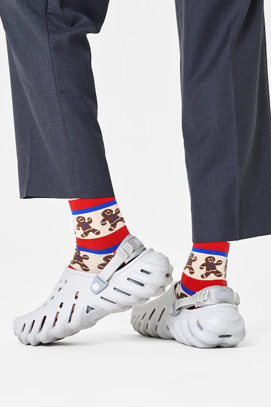 Happy Socks calzini Gingerbread Stripe P002056 rosso AW24