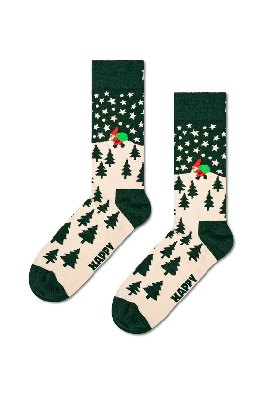 Happy Socks sosete sosete lungi verde P002054