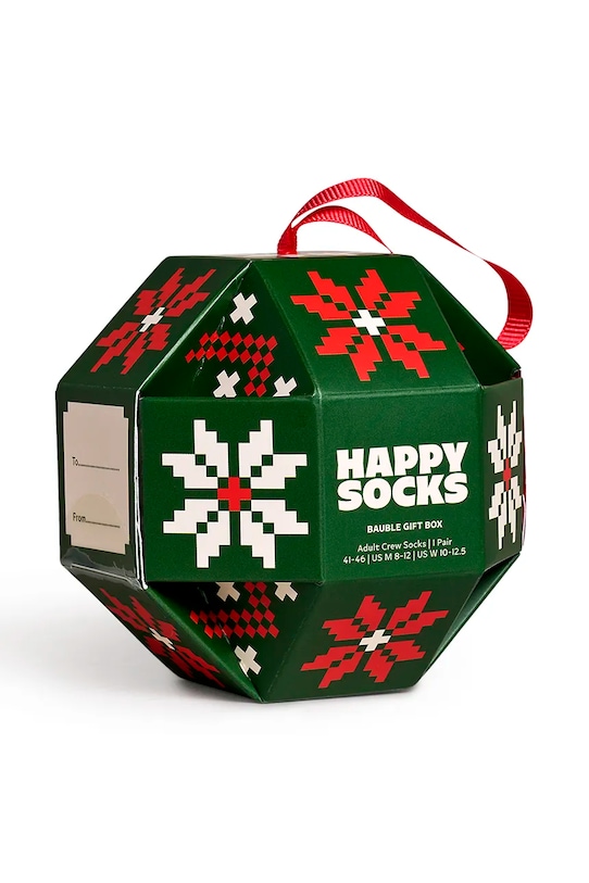 Odzież Happy Socks skarpetki GIFTBOX P001733 zielony