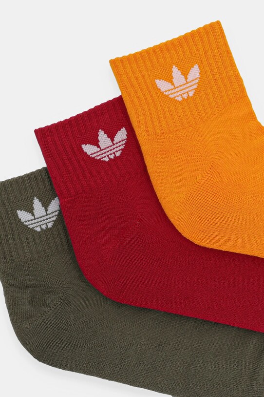 Κάλτσες adidas Originals 3-pack IX5240 πορτοκαλί AW24