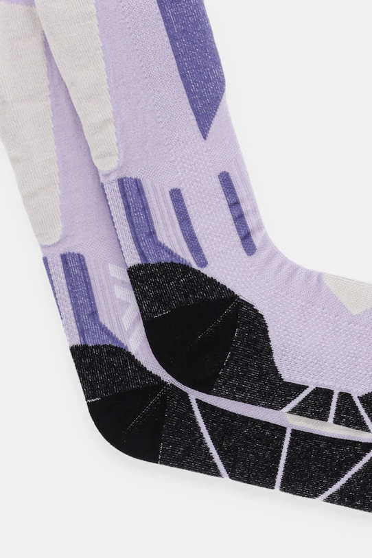 Lyžařské ponožky X-Socks Ski Discover Merino OTC XS.WYDMW24U fialová AW25
