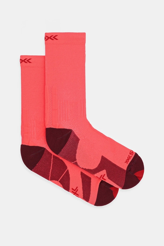 Čarape X-Socks Trailrun Discover Crew outdoor crvena XS.RQDTS24M