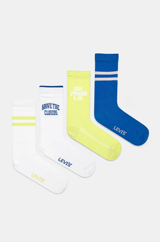 Levi's skarpetki 4-pack skarpetki długie niebieski 37157.1169