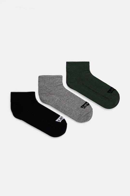 Levi's skarpetki 3-pack skarpetki długie zielony 37157.1126