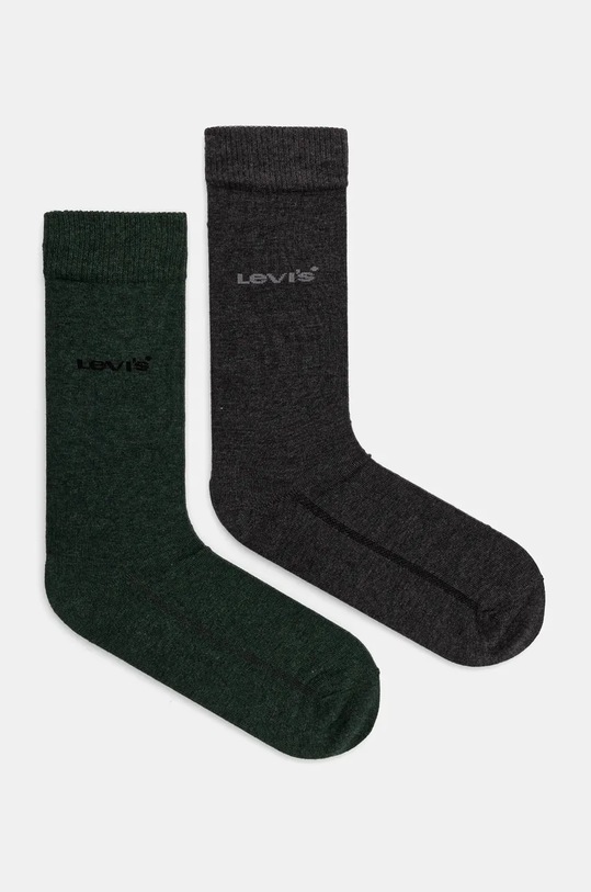 Levi's sosete 2-pack sosete lungi verde 37157.1128