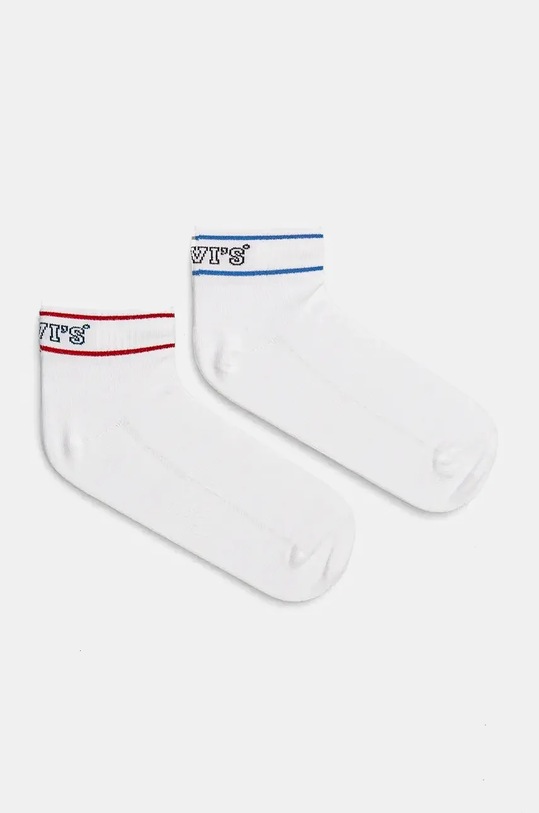 Levi's sosete 2-pack sosete lungi alb 37157.1136