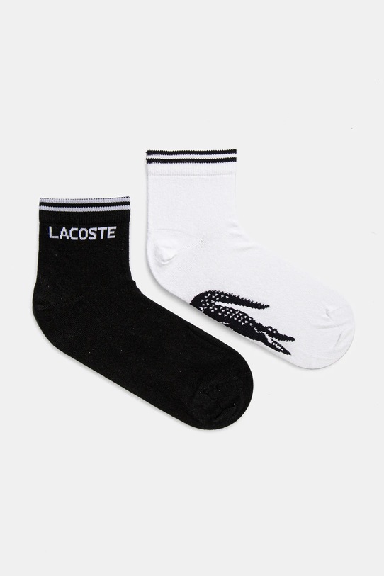 Шкарпетки Lacoste 2-pack короткі шкарпетки чорний RA4187