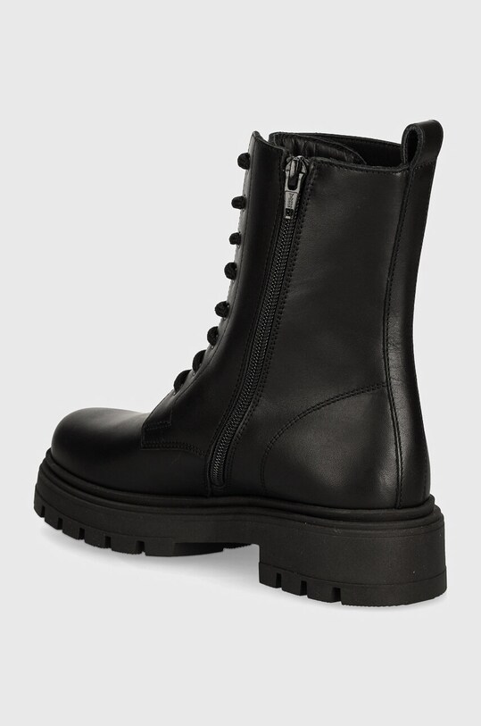 Emporio Armani buty skórzane dziecięce czarny XYN011.XOX02