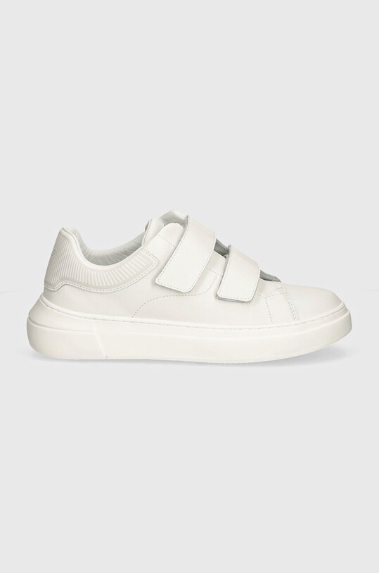 Детские кожаные кроссовки Emporio Armani XYX035.XCC76 белый AW24
