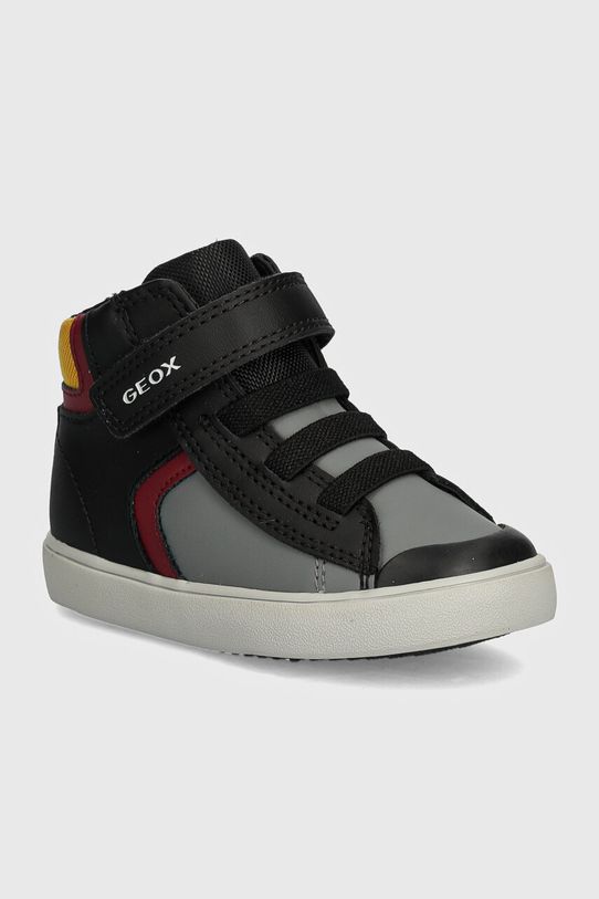 Geox cizme de iarna pentru copii BISLI usor izolat negru B461NA.054FU.20.23