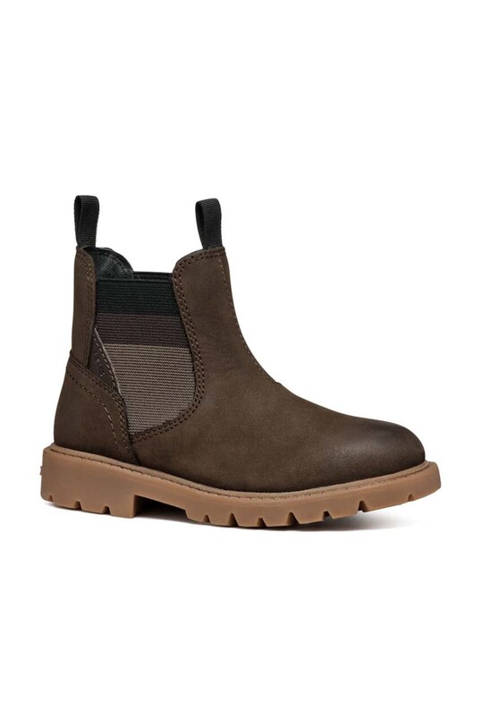 Geox cizme chelsea din piele intoarsa SHAYLAX izolat maro J16FAA.045NH.26.27