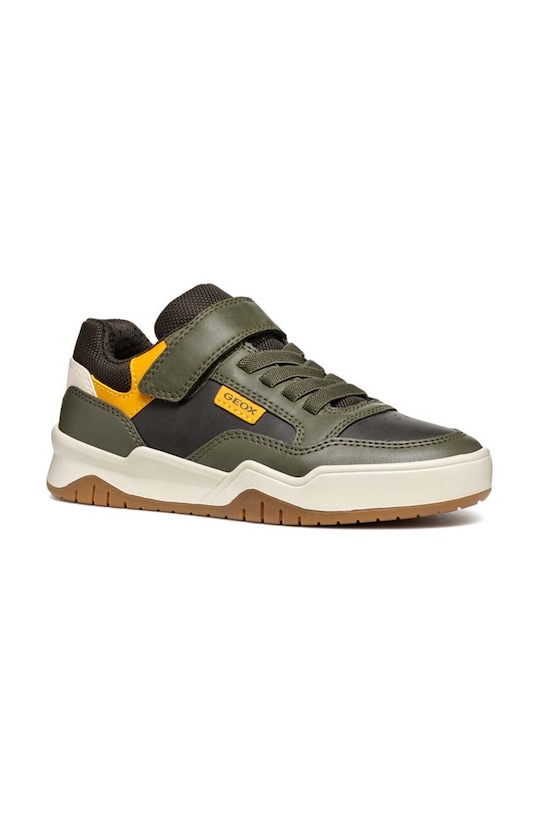 Geox sneakersy dziecięce PERTH imitacja skóry licowej zielony J367RE.0MEFU.36.41