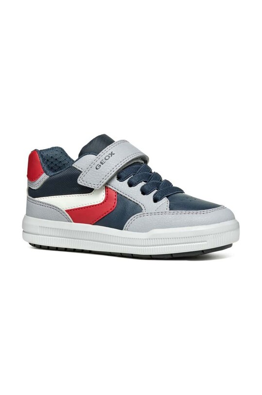 Geox sneakersy dziecięce ARZACH imitacja skóry licowej szary J464AB.054FU.28.35