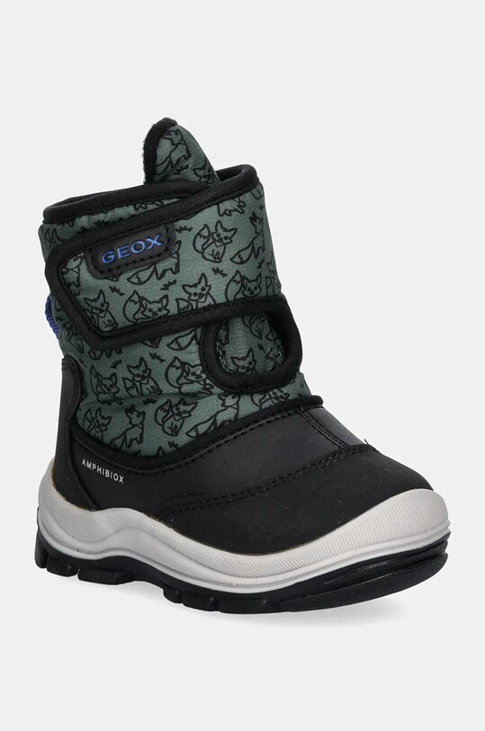 Geox cizme de iarna copii FLANFIL ABX sintetic verde B263VE.0BCMN.20.23