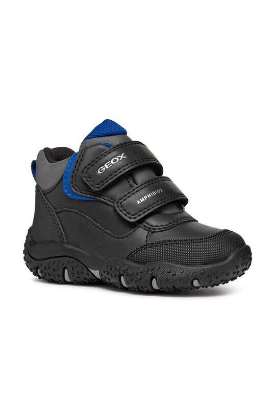 Geox cizme de iarna pentru copii BALTIC ABX imitatie de piele negru B4620A.0MEFU.20.23