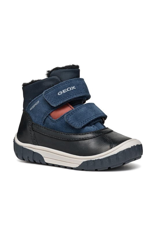 Geox cizme de iarna pentru copii OMAR WPF piele bleumarin B462DC.022FU.24.27