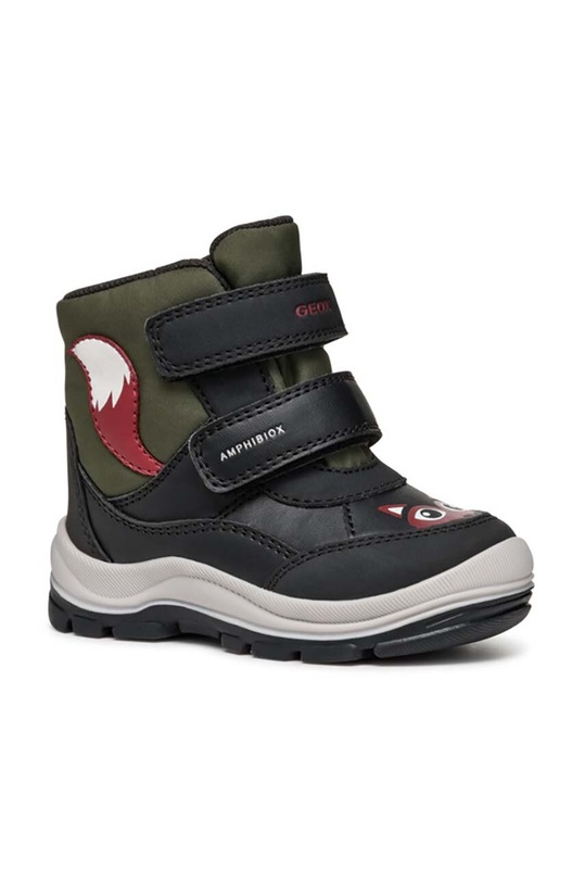 Geox cizme de iarna copii FLANFIL ABX imitatie de piele verde B463VB.054FU.24.27