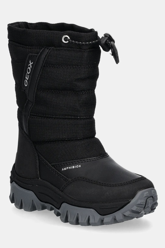 Detské snehule Geox HIMALAYA ABX textilný čierna J26FRA.0FU54.24.27