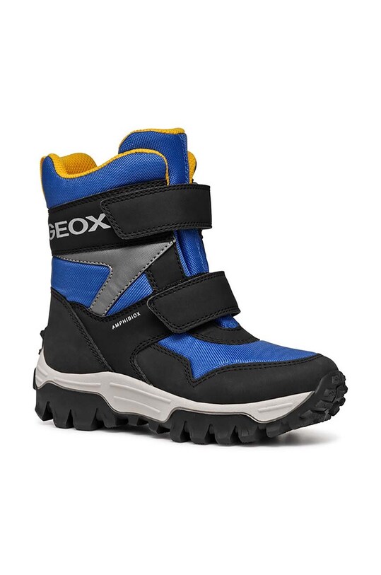 Geox cizme de iarna copii HIMALAYA ABX imitatie de piele albastru J46FRE.0FU50.28.35