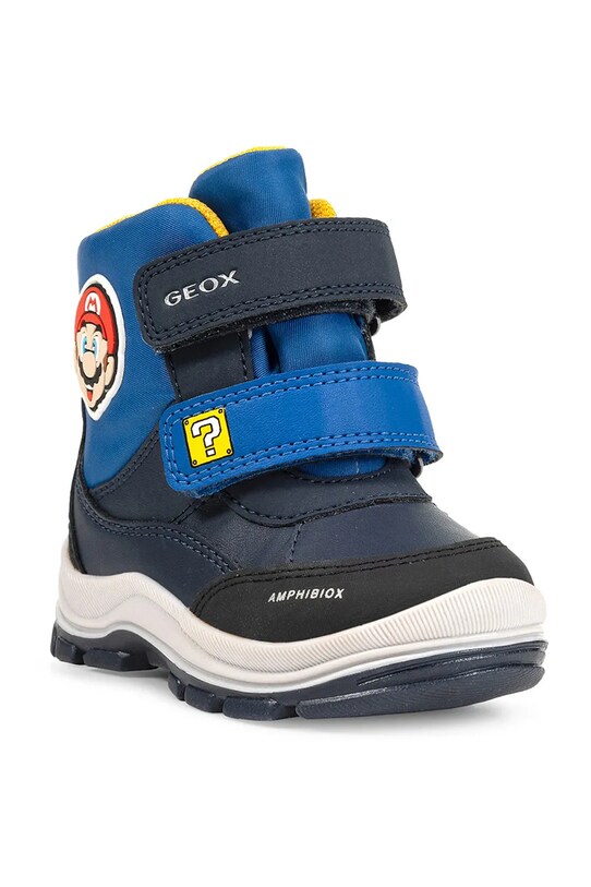 Geox cizme de iarna pentru copii FLANFIL ABX imitatie de piele albastru B463VC.0BCMN.24.27