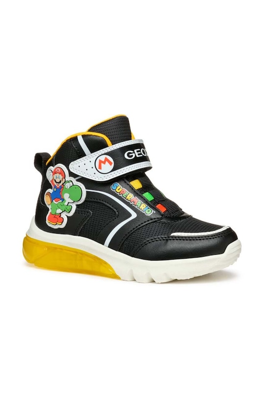 Geox scarpe da ginnastica per bambini CIBERDRON tessile nero J46LBJ.054FU.24.27