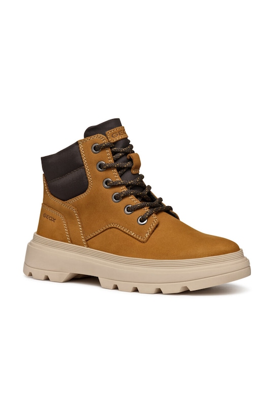 Детские зимние сапоги Geox KIDDARTAH кожа коричневый J46M9A.032FU.28.35