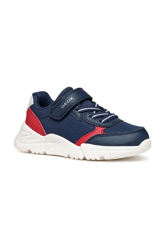 Geox scarpe da ginnastica per bambini LOFTUS finta pelle fiore blu navy J46MQB.0FU54.24.27