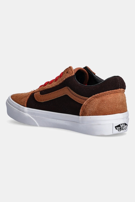 CHLAPEC Dětské kožené tenisky Vans Old Skool VN000CY8N1Z1 hnědá