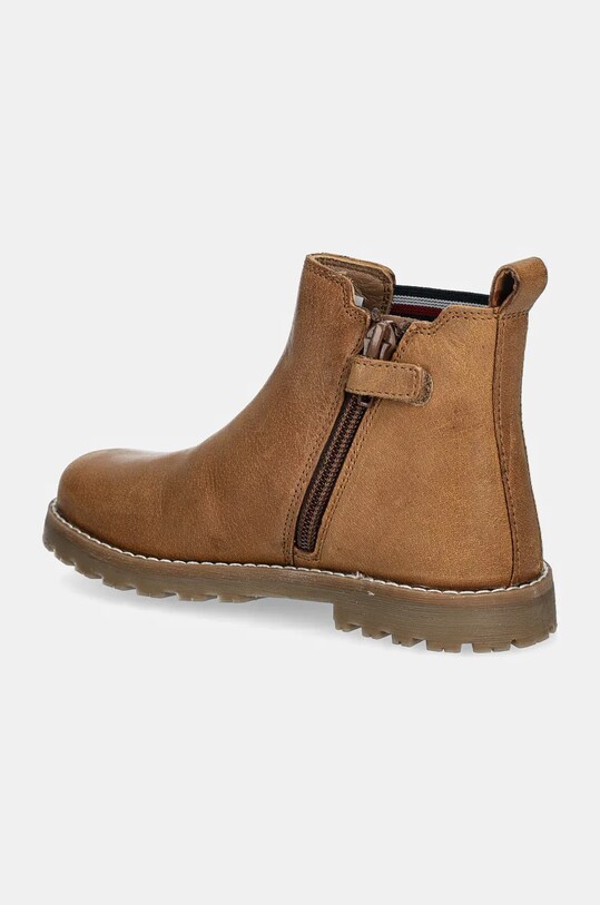 Мальчик Детские кожаные зимние ботинки Tommy Hilfiger T1X5.33700.27.29 коричневый
