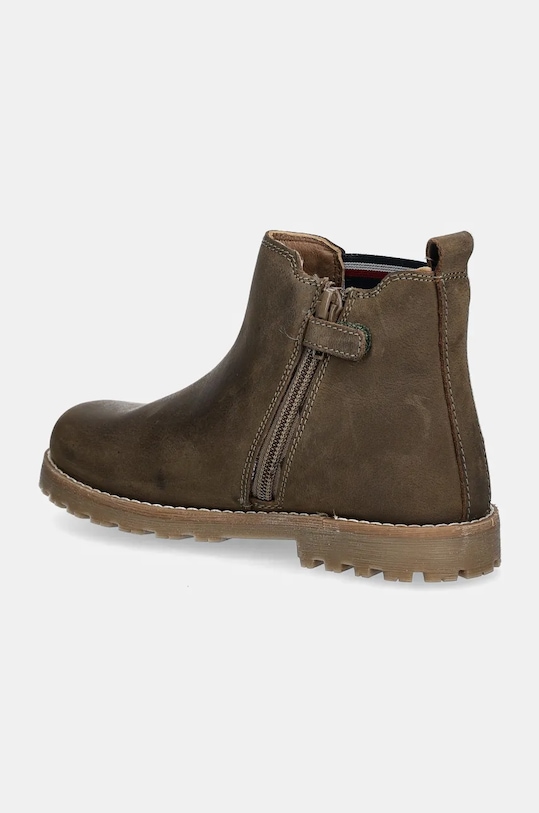 Хлопчик Дитячі шкіряні зимові черевики Tommy Hilfiger T1X5.33700.30.34 зелений