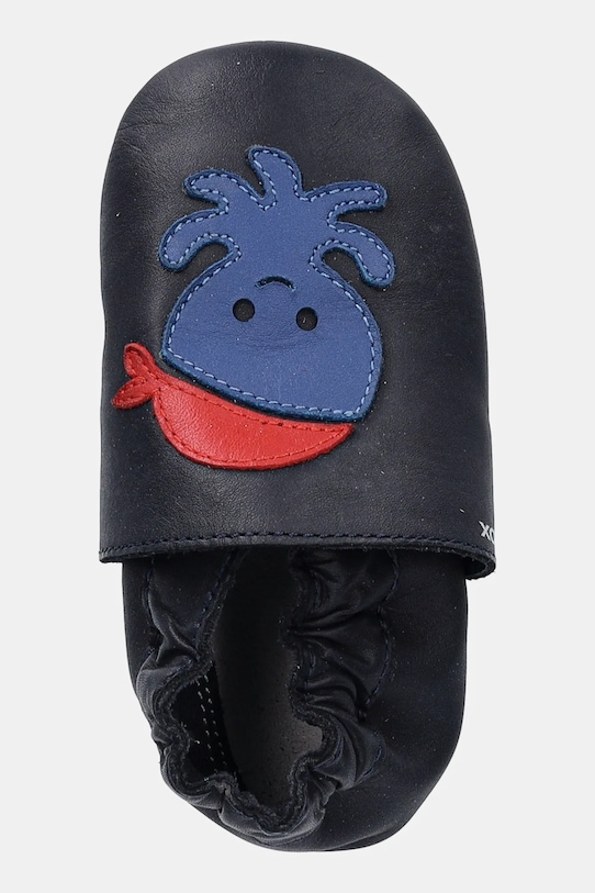 Dečki Usnjeni čevlji za dojenčka Geox BLOVIEDOO B4667B.00085 mornarsko modra