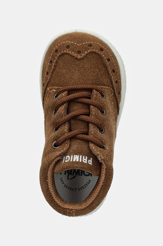 Primigi półbuty zamszowe dziecięce brązowy 6852811.20.24
