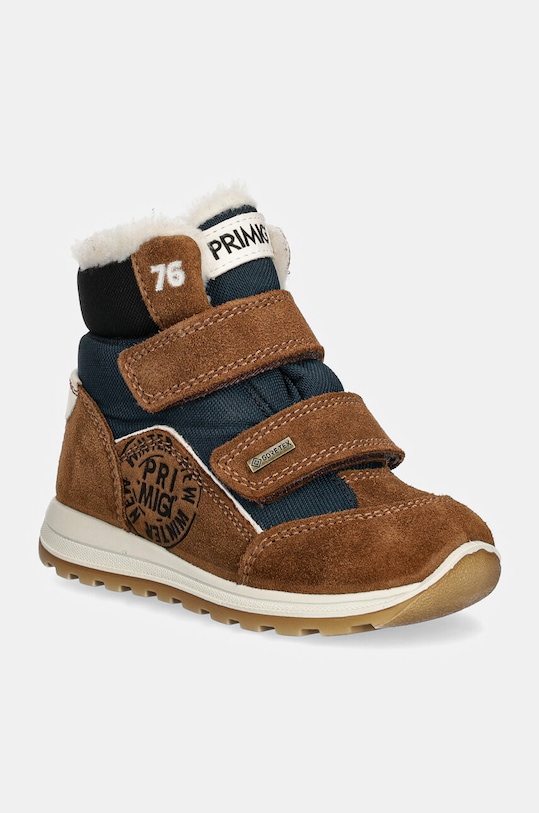 Primigi cizme de iarna pentru copii piele întoarsă maro 6855200.25.29