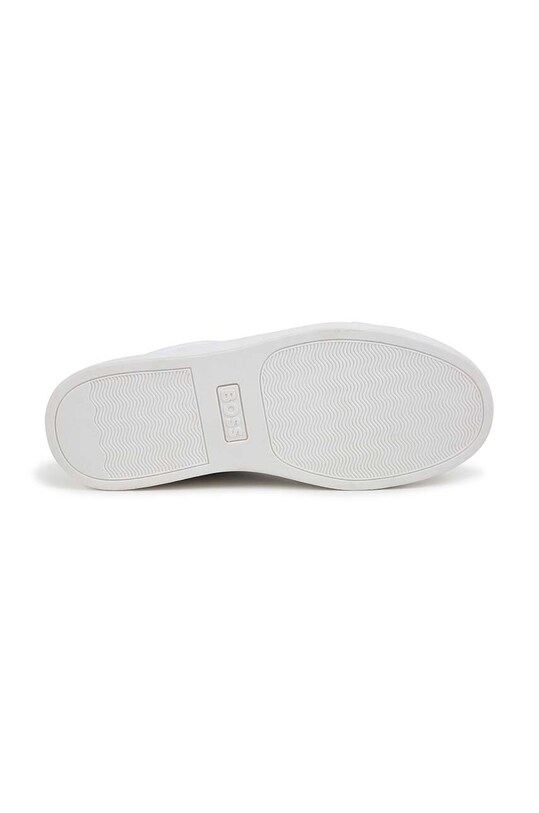 BOSS sneakersy skórzane dziecięce J51310. biały
