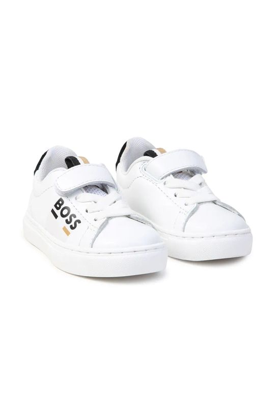 BOSS sneakers pentru copii mic de statură alb J51341.22.30