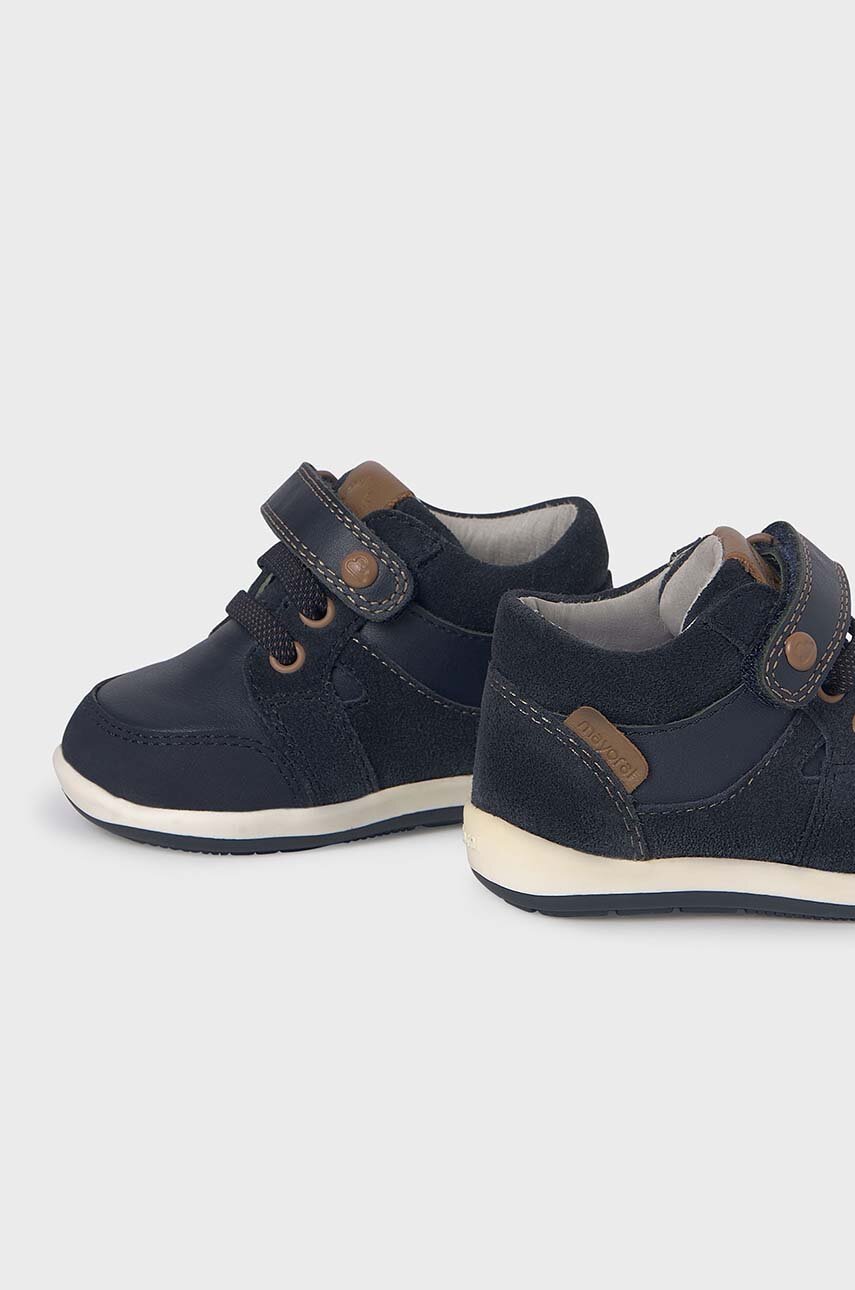 Mayoral półbuty skórzane dziecięce 42496.56B.Baby granatowy AW24