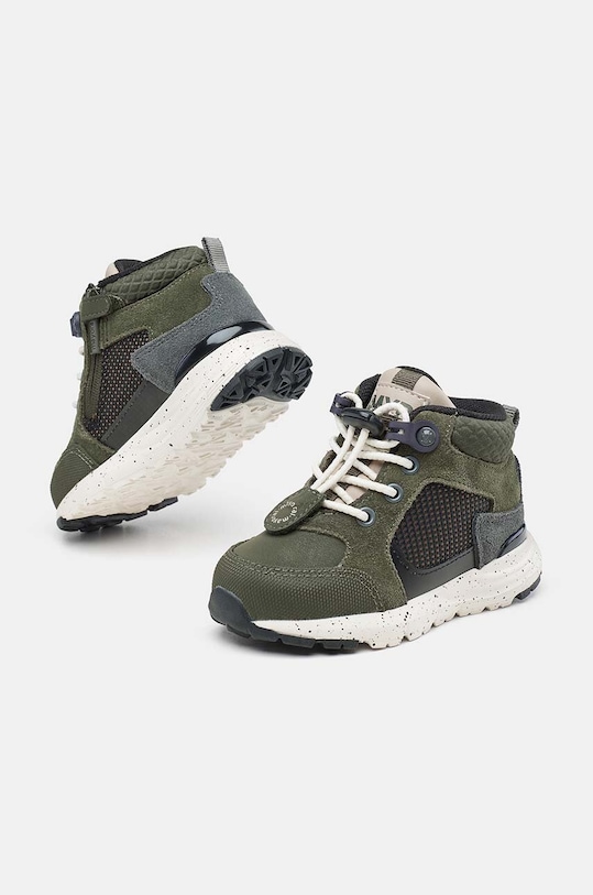 Дитячі зимові черевики Mayoral злегка утеплена зелений 42512.66B.Baby