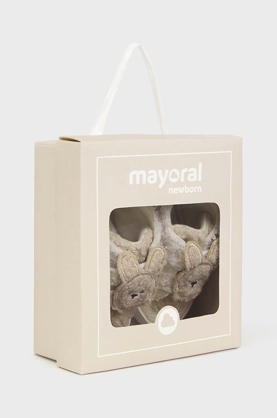 Mayoral Newborn buty niemowlęce beżowy 9785.1M.Newborn.9BYH