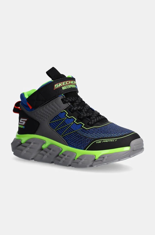 Skechers pantofi copii TECH-GRIP imitatie de piele albastru 403806L