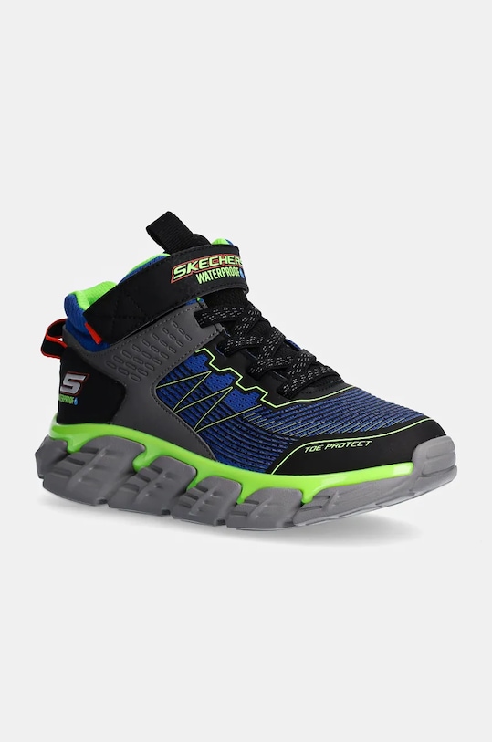 Skechers pantofi copii TECH-GRIP imitatie de piele albastru 403806L