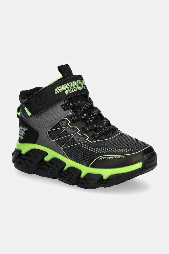 Skechers buty dziecięce TECH-GRIP imitacja skóry licowej czarny 403806L