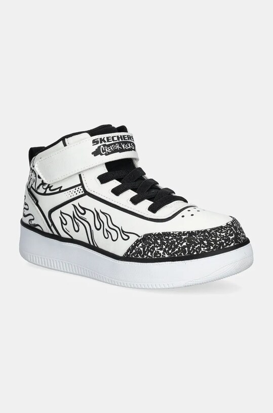 Skechers scarpe da ginnastica per bambini SPORT COURT 92 alta bianco 403500L