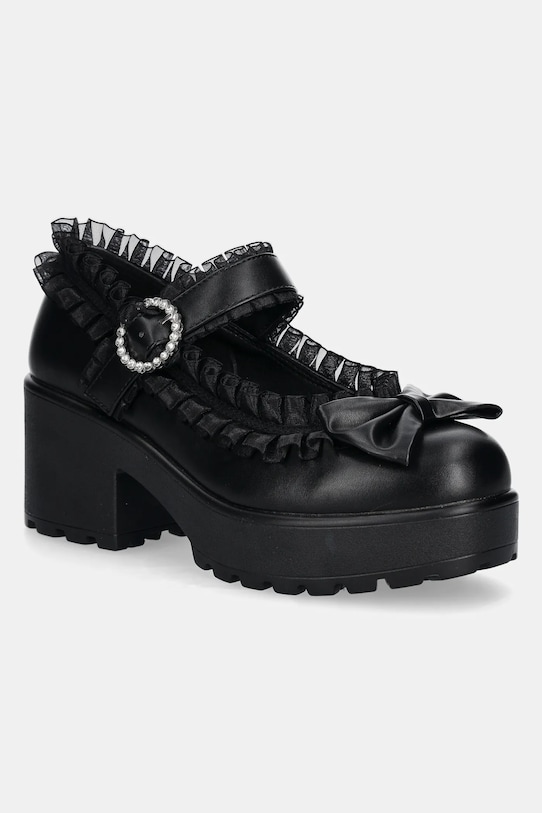 Koi Footwear pantofi cu toc negru ND682